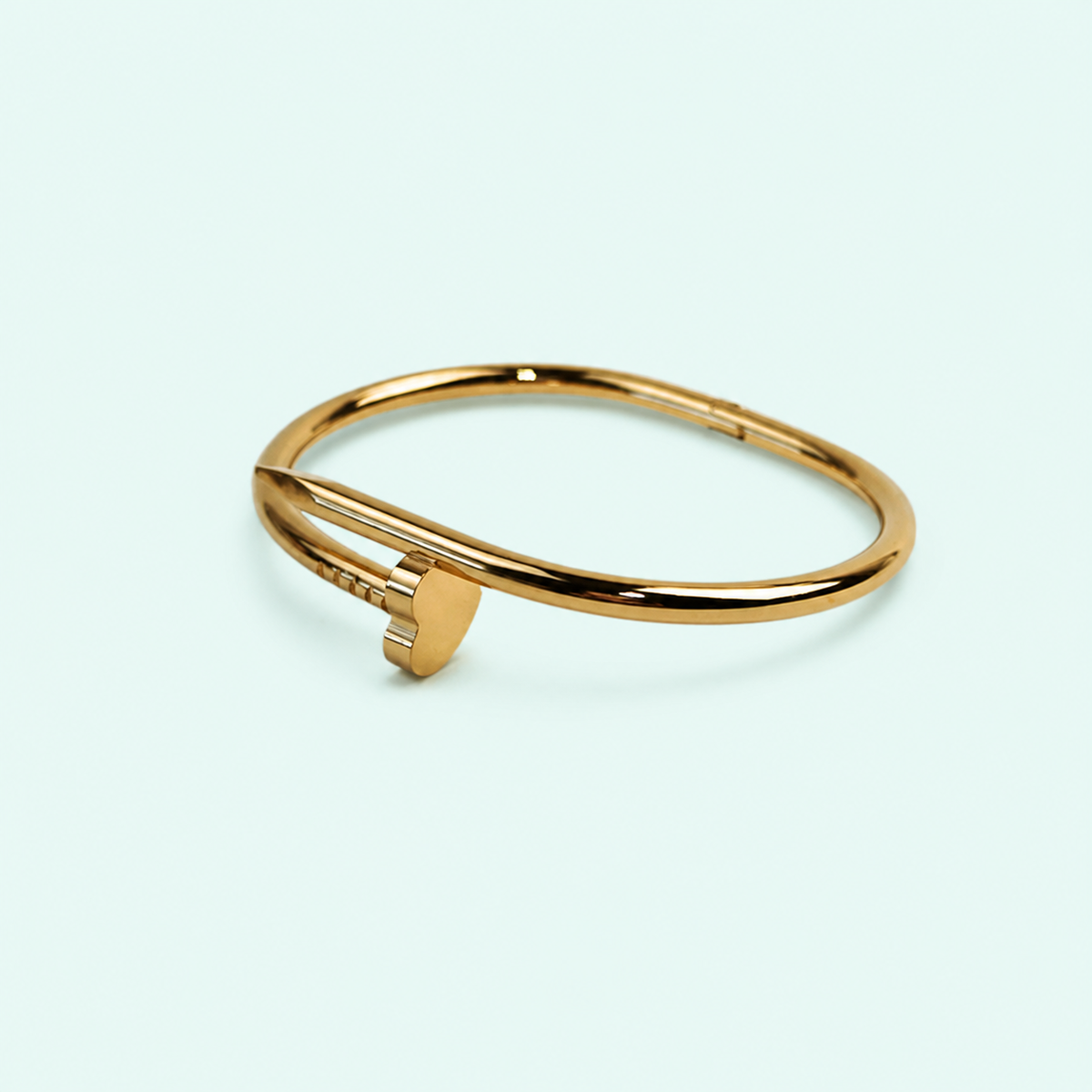 Armored Love Bangle - BisuTrendy