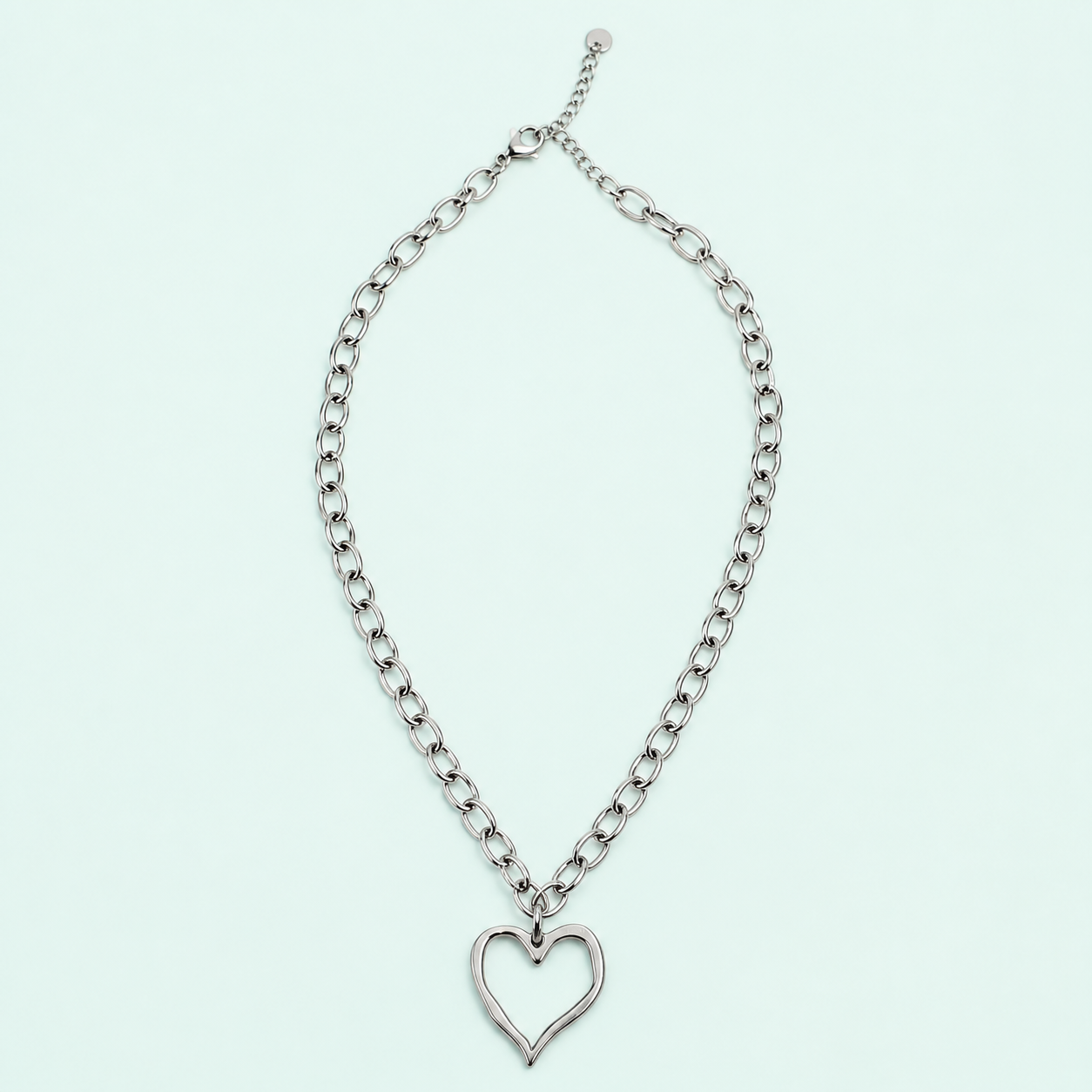 Big Love Necklace (Silver) - BisuTrendy