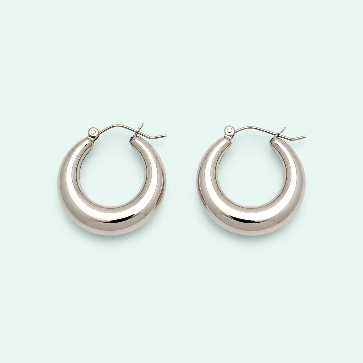 Chunky Hoop Earrings - BisuTrendy