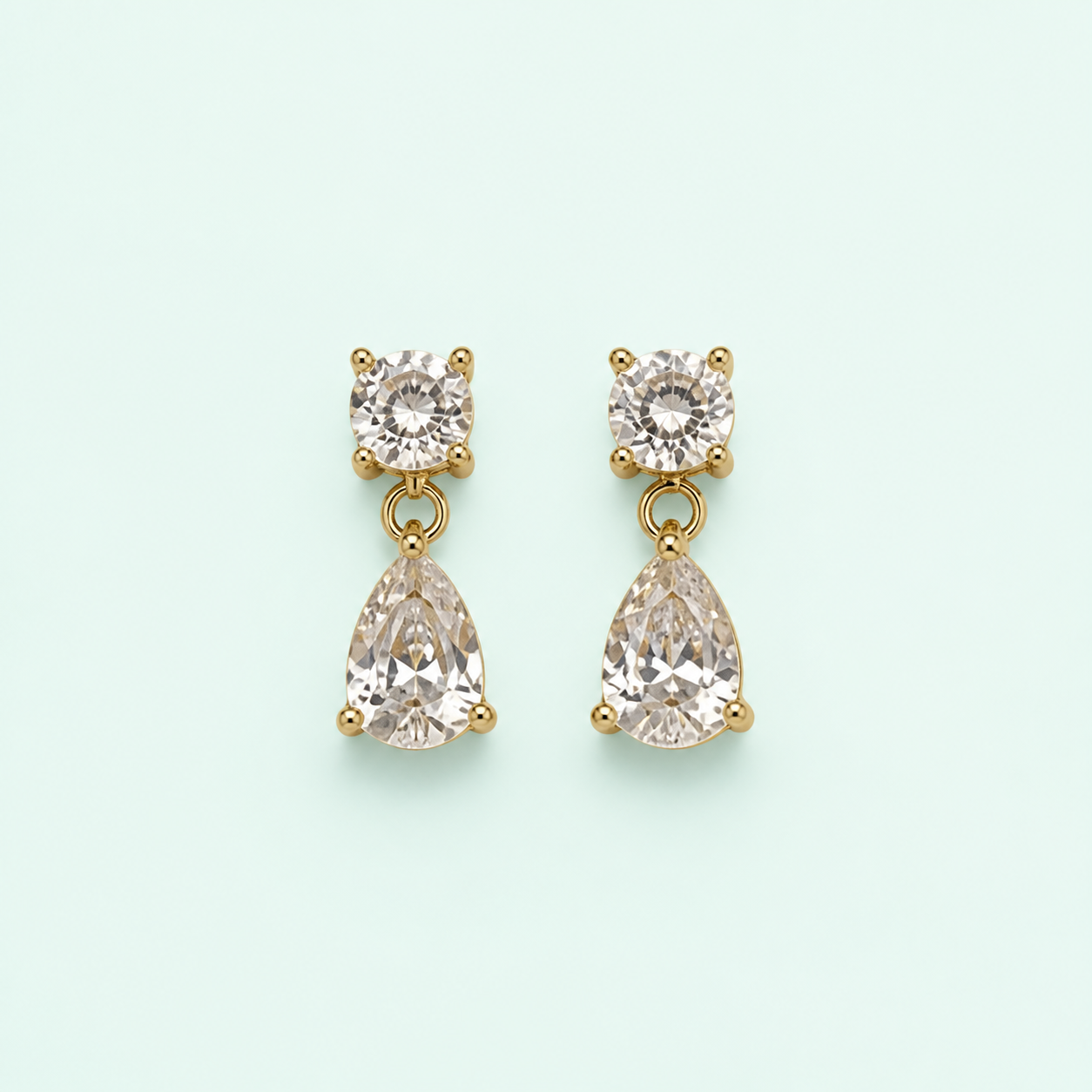Mini Drop Stud Earrings - BisuTrendy