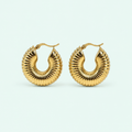 Snail Hoop Earrings - BisuTrendy